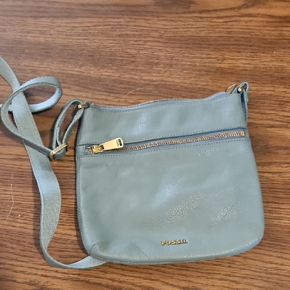 Fossil Crossbody Bag - Light Blue - Picture 1 of 1